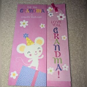 Grandma Birthday Card W/ Bookmark